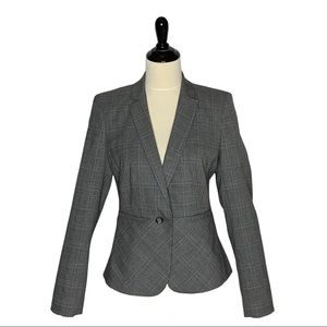 Ann Taylor Gray Lavender Blazer